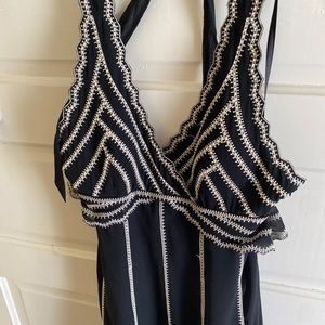 Halter top cocktail dress